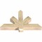 Ekena Millwork Redmond Rough Sawn Timber Gable Bracket, Douglas Fir, 36"W x 23"H x 4"D x 4"F, 15/12 Pitch GBW036X23X0404RED00RDF - alternate 2